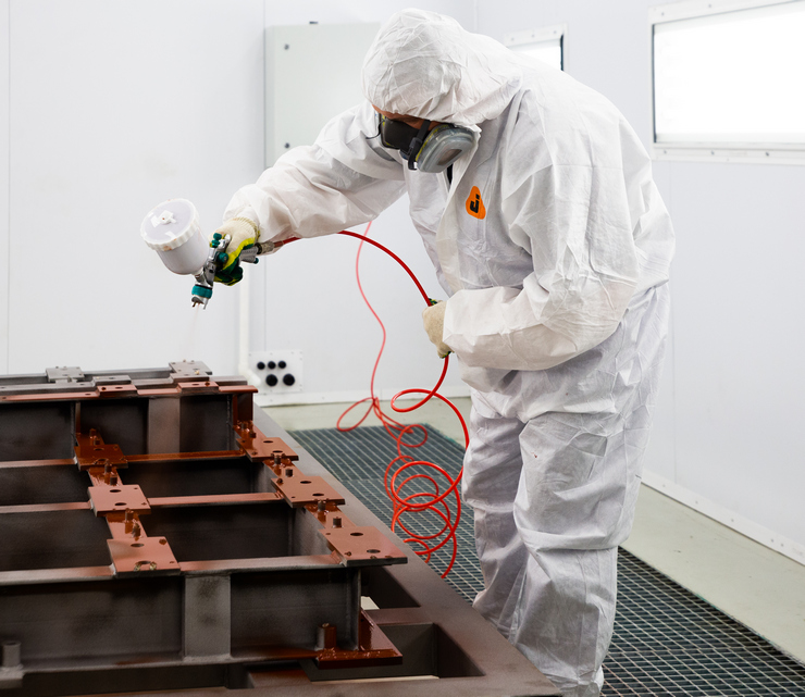 Уличная окрасочная камера