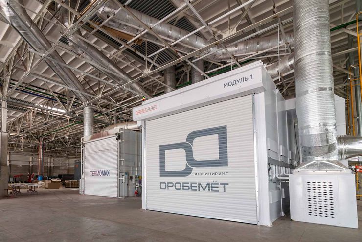 Уличная окрасочная камера