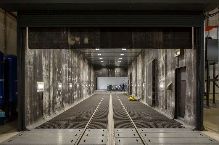 Проходная дробеметная установка