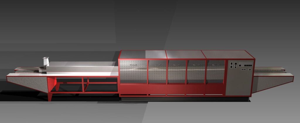 Печь конвейерная типа ПЭК-8 МВ