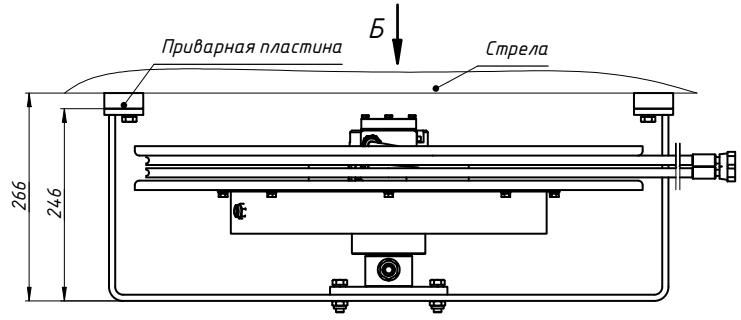 Размеры гидравлического барабана БГ02.20 и варианты крепления